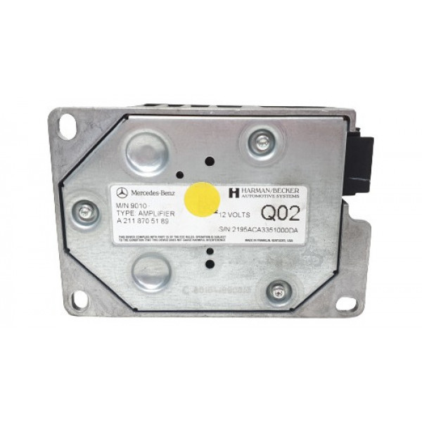 Módulo Do Som Mercedes-benz Ml350 W164 2008 A 2011 