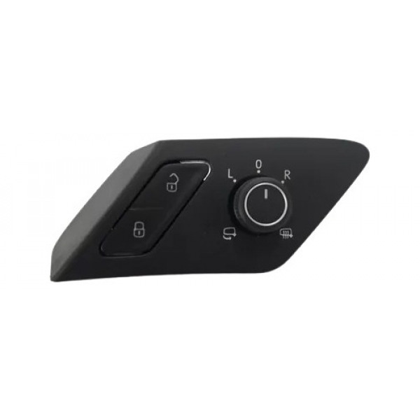 Botão Trava E Controle Retrovisor Vw Golf 14 15 16 17 