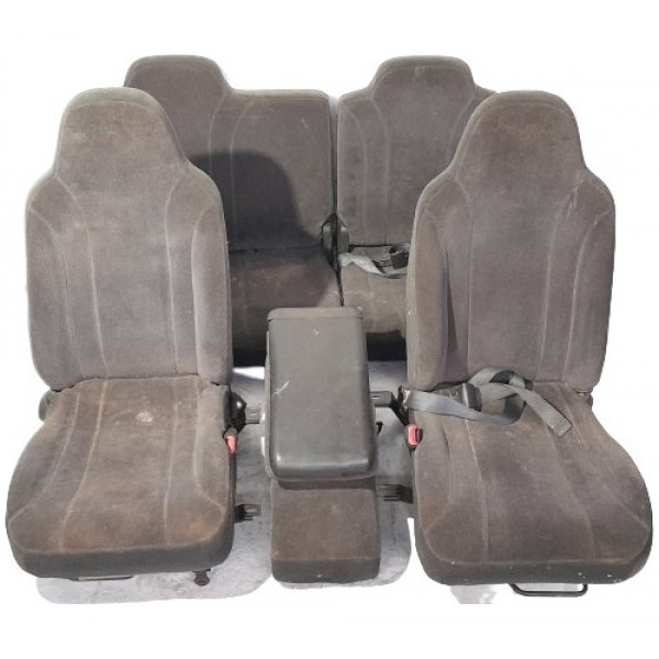 Jogo De Banco Tecido Dodge Dakota Cabine Dupla 2001 