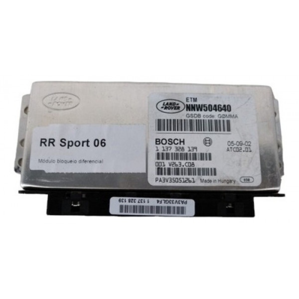 Modulo Diferencial Land Range Rover Sport V8  Nnw504640