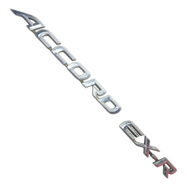 Emblema Letras Honda Accord Exr 1998 A 2002 Detalhe 