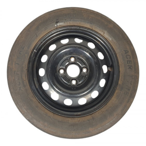 Roda Estepe Aro 14 Honda Civic G6 1997 A 2000 Pneu Ruim 