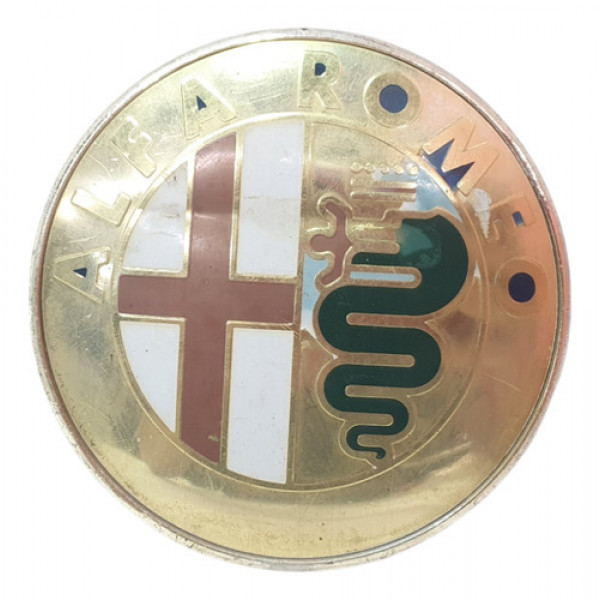 Emblema Tampa Traseira Fechadura Alfa Romeo 156 2000
