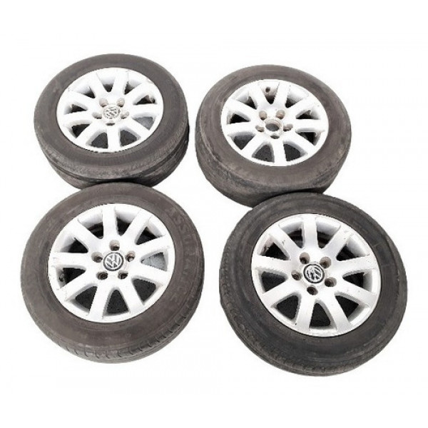 Jogo Rodas Aro 15 Volkswagen Passat V6 B5 2001 3b0601025k